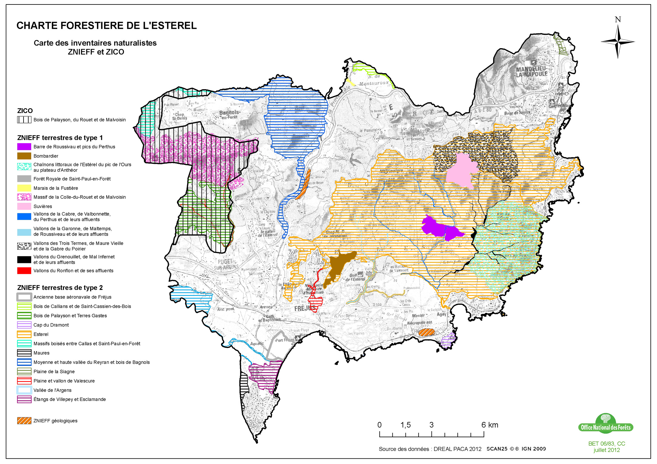 Carte1 inventaires naturalistes