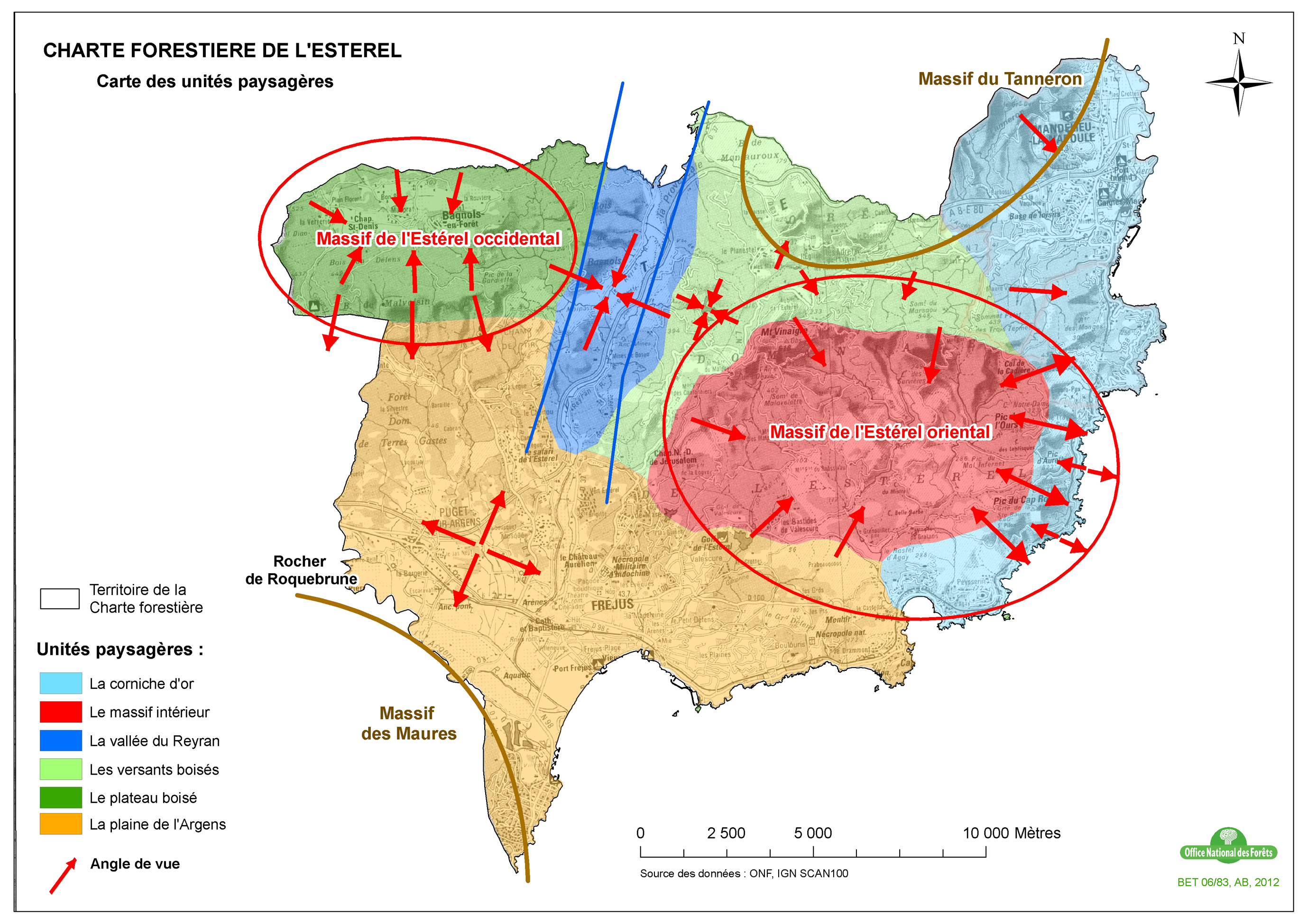 Carte5 unites paysageres